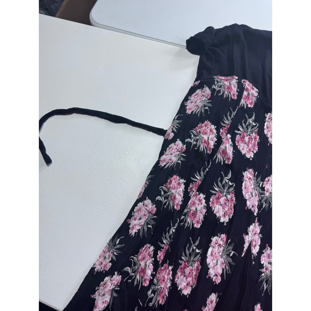 Starina Black Floral Maxi Vintage Dress - Picture 14 of 16